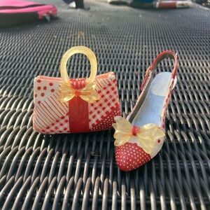 Nostalgia Popular Imports women's miniature shoe and purse